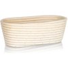 BANQUET NATURAL Ošatka 26 × 13 × 9 cm klas oválna na kysnutie chleba BANQUET NATURAL Ošatka 26 × 13 × 9 cm klas oválna na kysnutie chleba
