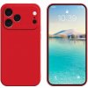 Silikónový kryt pre iPhone 17 Pro - Červený Silikónový kryt pre iPhone 17 Pro - Červený