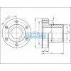 Matica trapézová kruhová prírubová DIN 103 Tr26x5 bronz Matica trapézová kruhová prírubová DIN 103 Tr26x5 bronz