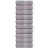 Uteráky pre hostí 10 ks Šedé 30x50 cm 360 gsm 100 % bavlna Uteráky pre hostí 10 ks Šedé 30x50 cm 360 gsm 100 % bavlna