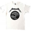 Metallica Tričko Black Album Poster Unisex White L Metallica Tričko Black Album Poster Unisex White L