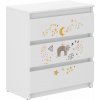 Detská komoda s 3 zásuvkami, CAT Detská komoda s 3 zásuvkami, CAT