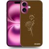 Picasee silikónový prehľadný obal pre Apple iPhone 17 - Brown flowers Picasee silikónový prehľadný obal pre Apple iPhone 17 - Brown flowers