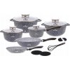 Zilner Sada titánových hrncov ZL 7082 MRAMOR INDUKCIA 12 dielna + Darček Slnečnicový olej v spreji 300ml Zilner Sada titánových hrncov ZL 7082 MRAMOR INDUKCIA 12 dielna + Darček Slnečnicový olej v spreji 300ml