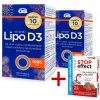 GS Vitamín Lipo D3 1000 IU, 2× 70 kapsúl, darčekové balenie 2025 GS Vitamín Lipo D3 1000 IU, 2× 70 kapsúl, darčekové balenie 2025