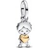 Pandora Slušivý bicolor prívesok Šťastný chlapec Moments 763602C00 Pandora Slušivý bicolor prívesok Šťastný chlapec Moments 763602C00