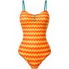 Aquawave Dámske jednodielne plavky Rubia Orange Gradient