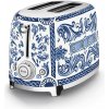 Smeg TSF01DGBEU Dolce & Gabbana Toaster Blu Mediterraneo Smeg TSF01DGBEU Dolce & Gabbana Toaster Blu Mediterraneo