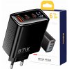 Nabíjačka Boste 3 porty USB-C USB-A 67W QC PD čierna Nabíjačka Boste 3 porty USB-C USB-A 67W QC PD čierna