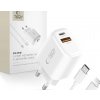 TECH-PROTECT NCA45W-GAN 2-portová sieťová nabíjačka PD 45W / QC3.0 + Lightning kábel biela (5906302336012) TECH-PROTECT NCA45W-GAN 2-portová sieťová nabíjačka PD 45W / QC3.0 + Lightning kábel biela (5906302336012)