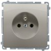 Zásuvka 2P+T/16A/250V clonky (PS) satén metal. SIMON Basic (simon) Zásuvka 2P+T/16A/250V clonky (PS) satén metal. SIMON Basic (simon)