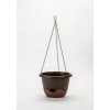 Závesný kvetináč Mareta čokoláda/bronz rôzne veľkostí 25cm Závesný kvetináč Mareta čokoláda/bronz rôzne veľkostí 25cm