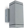 SLV Tehnik LID11631 Cube-WL1, prisadené, nástenné, GU10, 2x35W, IP54, číre, šedé SLV Tehnik LID11631 Cube-WL1, prisadené, nástenné, GU10, 2x35W, IP54, číre, šedé