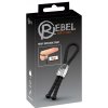 Rebel Heavy Rope Cock Strap Black Rebel Heavy Rope Cock Strap Black