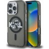 Karl Lagerfeld IML Glitter Karl and Choupette Sketch MagSafe zadný kryt pre iPhone 16 Pro Max Black