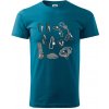Horolezecké karabíny - Klasické pánske tričko vyššej gramáže - 2XL ( Petrolejová ) Horolezecké karabíny - Klasické pánske tričko vyššej gramáže - 2XL ( Petrolejová )