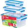 Emsa Clip Close sada 3ks Dózy BPA FREE 0.55 l 1 l 2.3 l
