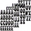 Kreatívne nálepky holografické abeceda