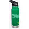 Detská termoska Klean Kanteen Insulated Kid Classic Narrow 12oz (w/Flip Seal Sport Cap) Farba: zelená/čierna Detská termoska Klean Kanteen Insulated Kid Classic Narrow 12oz (w/Flip Seal Sport Cap) Farba: zelená/čierna