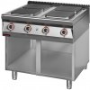 KROMET Elektrický sporák so 4 platničkami 900 mm, 4x4 kW na otvorenom podstavci skrinky, 900x900x900 mm | KROMET, 900.KE-4.S KROMET Elektrický sporák so 4 platničkami 900 mm, 4x4 kW na otvorenom podstavci skrinky, 900x900x900 mm | KROMET, 900.KE-4.S