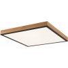 Eurakles Prisadené stmievateľné LED svietidlo Wood, 40 W, 3000 lm, 45 × 45 cm