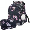 Ulitaa Midi školská taška Kvety 2dielný set Ulitaa Midi školská taška Kvety 2dielný set