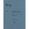 Four Pieces op. 5 for Clarinet and Piano