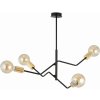 Závesné svietidlo GIRO, AD-LD-6306B-CE27, 4x60W, E27, čierna a zlatá (ORNO) Závesné svietidlo GIRO, AD-LD-6306B-CE27, 4x60W, E27, čierna a zlatá (ORNO)