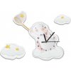 Funlife Detské nástenné hodiny králika chytajúce hviezdičky 19 x 18 cm Funlife Detské nástenné hodiny králika chytajúce hviezdičky 19 x 18 cm