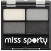 Miss Sporty Studio Colour Quattro Eyeshadow očné tiene 404 Real Smoky/Smoky Black 3,2 g Miss Sporty Studio Colour Quattro Eyeshadow očné tiene 404 Real Smoky/Smoky Black 3,2 g