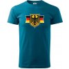 Nemecká orlica a vlajka - Klasické pánske tričko vyššej gramáže - 2XL ( Petrolejová ) Nemecká orlica a vlajka - Klasické pánske tričko vyššej gramáže - 2XL ( Petrolejová )