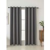 MKLozkoviny.sk Blackout závesy Elias sivá – 140 × 250 cm (2 ks) - krúžky MKLozkoviny.sk Blackout závesy Elias sivá – 140 × 250 cm (2 ks) - krúžky