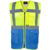 Korntex Hamburg Multifunkčná reflexná vesta KX810 Yellow S Korntex Hamburg Multifunkčná reflexná vesta KX810 Yellow S