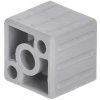 Plastová spojka - skrutkovací blok, profil 20 x 20 x 1,5 mm Plastová spojka - skrutkovací blok, profil 20 x 20 x 1,5 mm