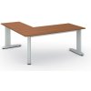Rohový kancelársky písací stôl PRIMO FLEXIBLE, 180x180 cm, čerešňa Rohový kancelársky písací stôl PRIMO FLEXIBLE, 180x180 cm, čerešňa