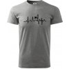 EKG horolezec - Klasické pánske tričko vyššej gramáže - 4XL ( Tmavosivý melír ) EKG horolezec - Klasické pánske tričko vyššej gramáže - 4XL ( Tmavosivý melír )