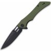 Kubey KB245I Raven Green vreckový nôž 9 cm, čierna, zelená, G10, spona Kubey KB245I Raven Green vreckový nôž 9 cm, čierna, zelená, G10, spona
