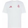 Adidas Tričko REAL MADRID Seasonal bílé velikost: S Adidas Tričko REAL MADRID Seasonal bílé velikost: S