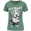 PitBull West Coast dámské triko PUPPY 2 mintové