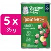 GERBER Organic chrumky s malinami a banánom 5 x 35 g GERBER Organic chrumky s malinami a banánom 5 x 35 g