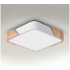 Brilagi - LED Stropné svietidlo PILANA LED/24W/230V dub/biela 32x32 cm WO800-OEM27-30 + záruka 3 roky zadarmo Brilagi - LED Stropné svietidlo PILANA LED/24W/230V dub/biela 32x32 cm WO800-OEM27-30 + záruka 3 roky zadarmo