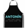 Impar zástěra Mužská jména Neon Antonín