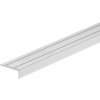Cezar Profil AL schodový 25x10 mm elox Striebro 2,7 m Cezar Profil AL schodový 25x10 mm elox Striebro 2,7 m