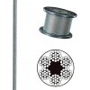 SVX Oceľové lano DIN 3060 6x19 poplastované 4/5mm 4/5 SVX Oceľové lano DIN 3060 6x19 poplastované 4/5mm 4/5