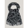 ŠÁL GANT G PATTERN SCARF BLACK ŠÁL GANT G PATTERN SCARF BLACK