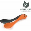 Príbor Light my fire SPORK MEDIUM BIO 2-PACK Oranžová,Čierna Príbor Light my fire SPORK MEDIUM BIO 2-PACK Oranžová,Čierna