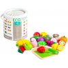 Eco Toys drevené ovocie na krájanie 20ks Eco Toys drevené ovocie na krájanie 20ks