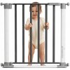 Detská zábrana na dvere, schody Primabobo rozpínacia, sivá s rozšíreniami Detská zábrana na dvere, schody Primabobo rozpínacia, sivá s rozšíreniami