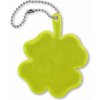Reflexný prívesok štvorlístok - žltý Reflexný prívesok štvorlístok - žltý