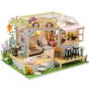 Dvěděti miniatúra domčeka Mačacia kaviareň so záhradkou Dvěděti miniatúra domčeka Mačacia kaviareň so záhradkou
